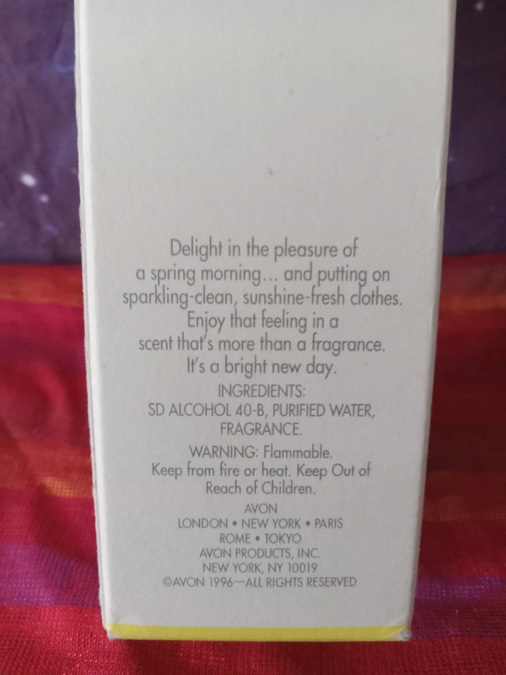 Spray de colonia natural Avon Comfort Scents ALGODÓN LIMPIO 3,4 OZ. Nuevo stock antiguo Foto 3 de 4