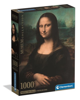 Clementoni Museum Puzzle 1000 Teile - Leonardo Mona Lisa - 70x50