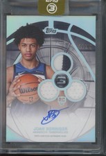 2025-26 Topps 3 Basketball Joan Beringer #RPV-JB RC Patch Vertical Auto /49