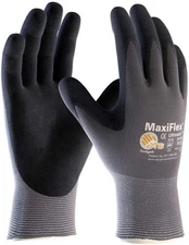 MaxiFlex 34-874 Nitrile Grip Work Gloves, Large, 3 Pairs - Durable  Comfortable