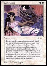 MTG English Shahrazad Light Play Normal Arabian Nights