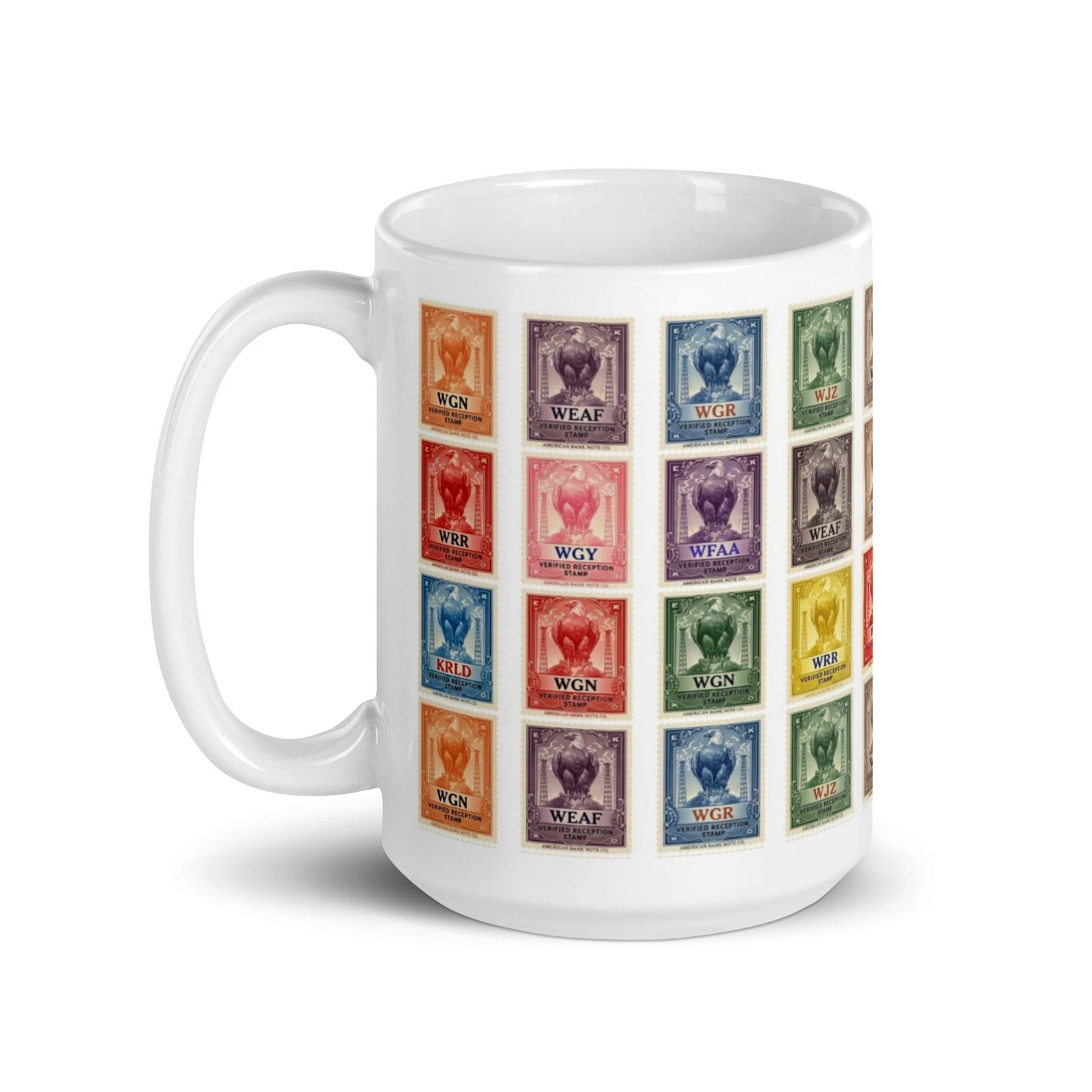 Verified Reception Radio Mug, AM Shortwave DX, No Internet Required