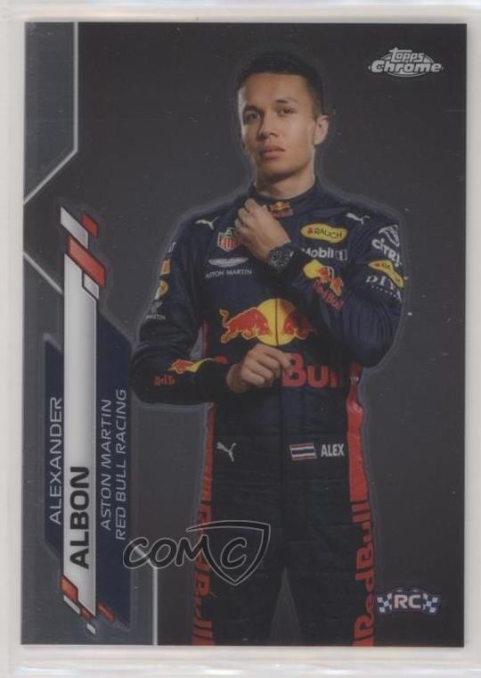 2020 Topps Chrome Formula 1 F1 Racers Alexander Albon #5 Rookie RC g1z