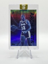 2025-26 Topps Three Magic Johnson Architects Blue /15 #AR-26 Encased