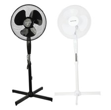 A2Z Pedestal Fan 16 Inch 3-Speed Oscillating Electric Standing Floor Fan