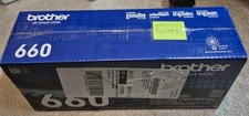 Brother TN660 Black Toner Cartridge NEW Opened Box  Sealed Cartridge 