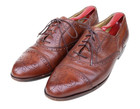 Bragano by Cole Haan Italy Brown Leather Cap Toe Oxford Dress Shoe SZ 9.5N — photo 3