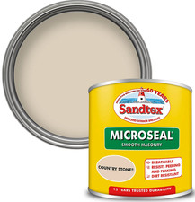 SANDTEX 150ML 15 YEAR MICROSEAL SMOOTH MASONRY TESTER POT PAINTS ALL COLOURS NEW