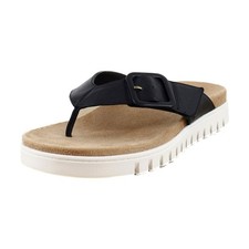 Vionic Uptown Marin Womens Sandals Black Leather