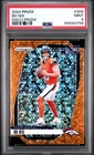 2024 Panini Prizm Bo Nix Orange Disco Prizm RC #309 PSA 9 Rookie Denver Broncos