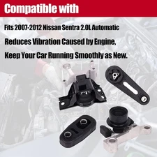 Engine Motor Trans Mount Kit For Nissan Sentra 2007-2012 Sedan 4-Door 2.0L AUTO