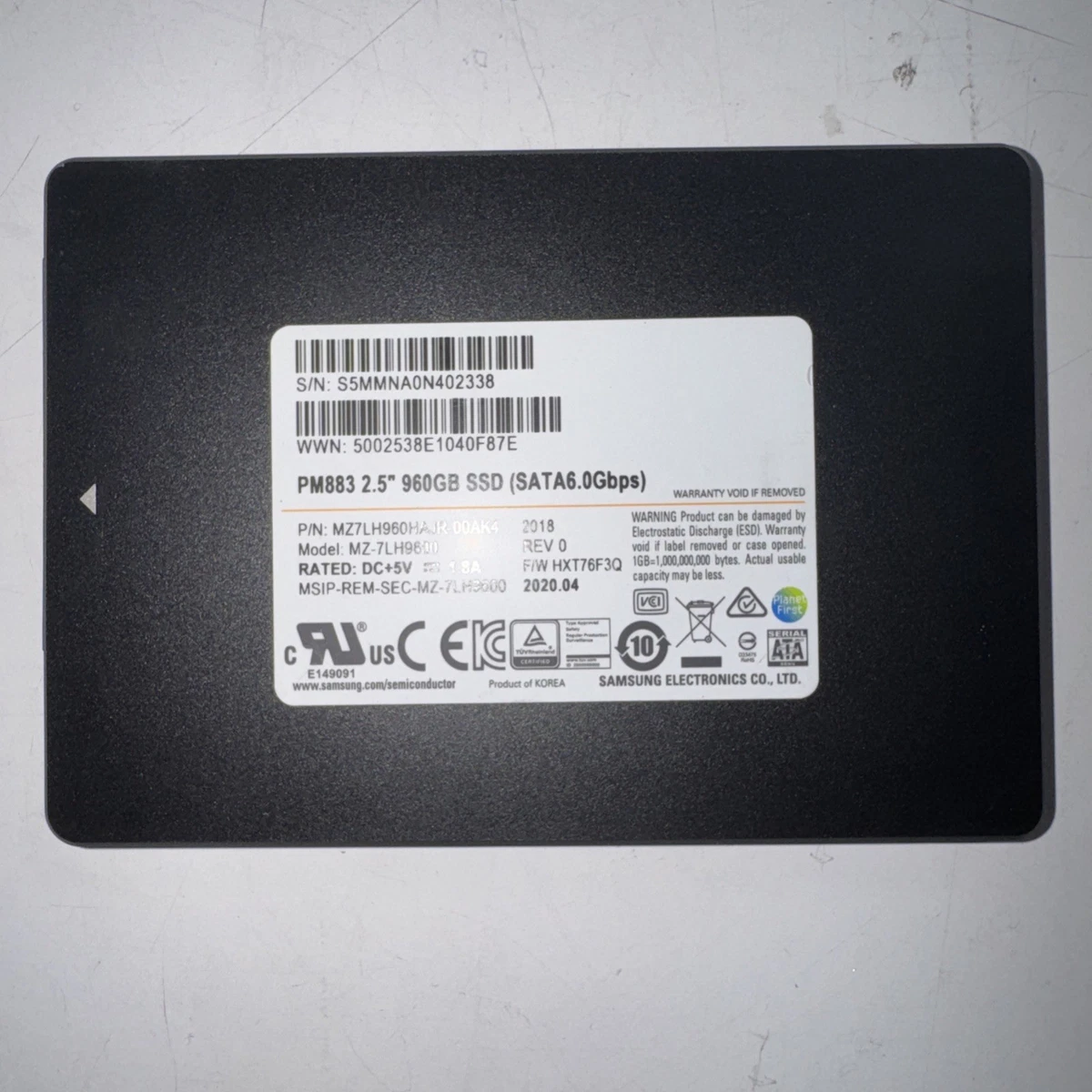 Samsung 960GB SATA III Solid State Drives for sale | eBay