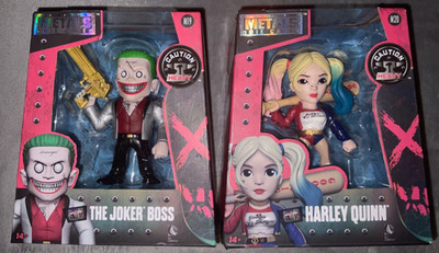 Jada Metal Suicide Squad THE JOKER BOSS M19 & HARLEY QUINN M20 BG1