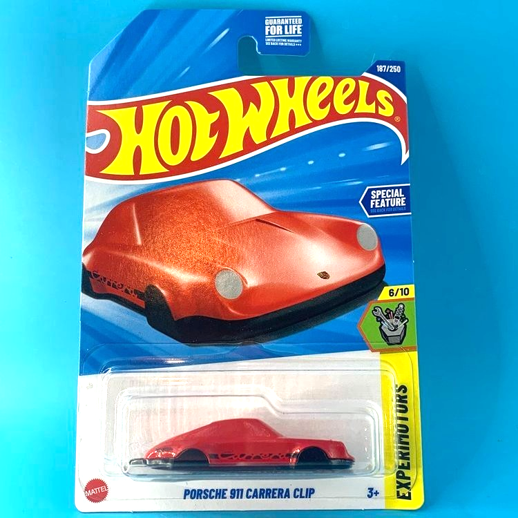 HOT WHEELS 2025 PORSCHE 911 CARRERA CLIP RED 187/250 JBB12