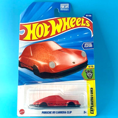 HOT WHEELS 2025 PORSCHE 911 CARRERA CLIP RED 187/250 JBB12