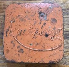 Large Vintage Rawlplugs Tin Square 135mm X 135mm X 17mm Deep
