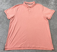 Old Navy Stretch Knit Polo Shirt Men's XXL Short Sleeve Peach