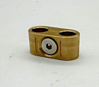 BRASS dual throttle idle cable clamp separator chopper bobber harley diy003