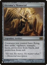 Mint/Near-Mint, English - 1 x MTG Akroma's Memorial Mystery Booster/The list