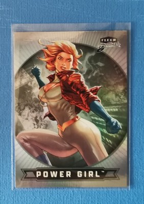 2025 Fleer Brilliants Superman Base Trading-Card #17 Power Girl