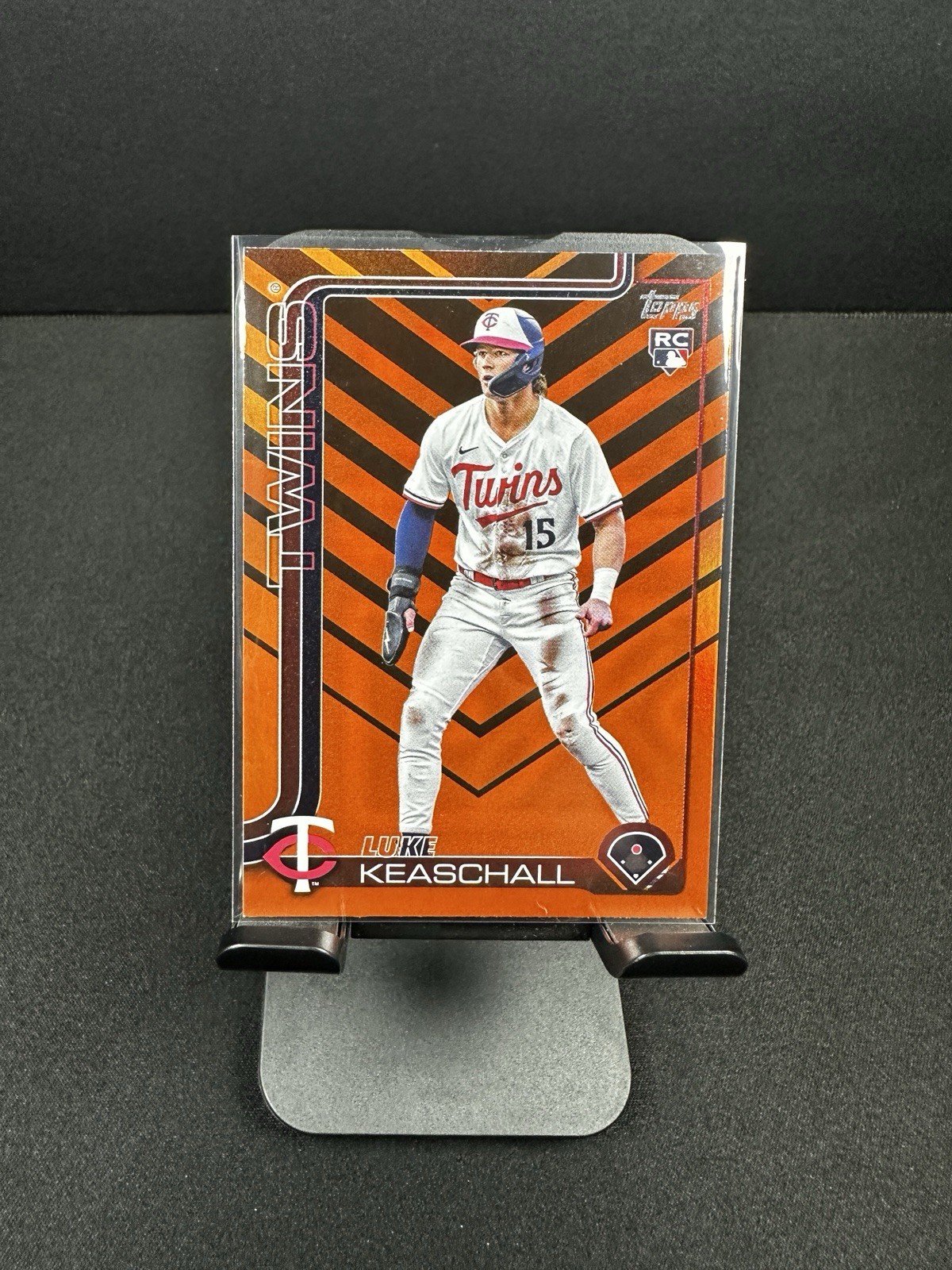 2025 Topps Update Luke Keaschall #US16 Holiday Foil Parallel RC Minnesota Twins