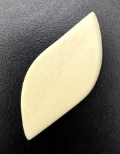 Vintage Ivory White Guitar / Mandolin Pick #37 w/ Natural TONE! THICK & HEAVY lg