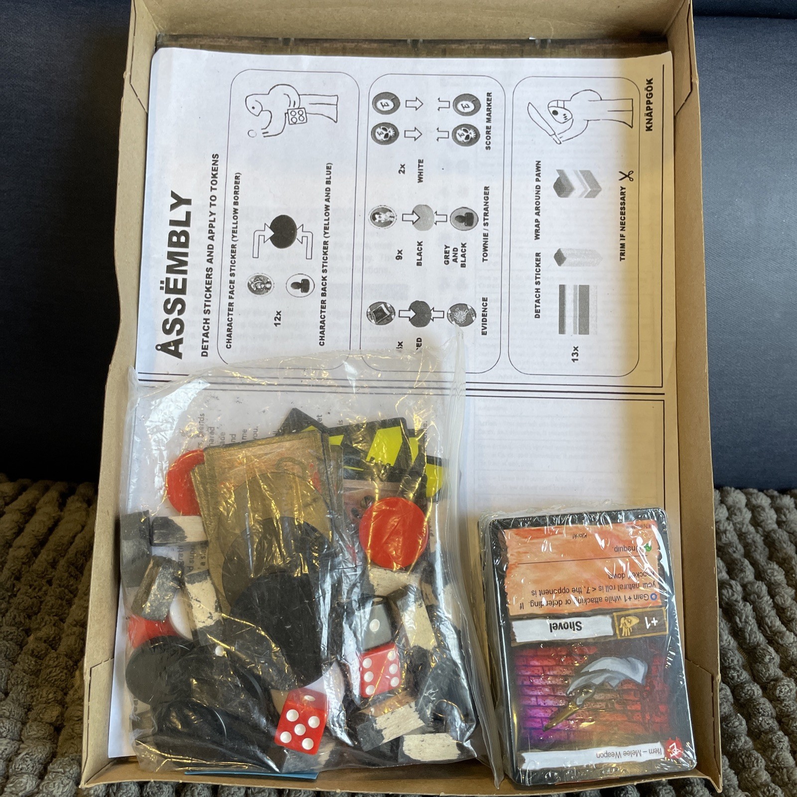 Evil Spares None Rare Kickstarter Cooperative Slasher Survival Horror Board Game