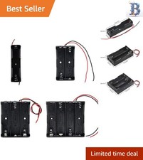 Versatile 4 Slot 18650 Battery Holder with Connect Leads for Projects  Toys