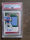 2021-2022 STARS/STRIPES USA SILHOUETTES JERSEY AUTO KONNOR GRIFFIN RC /249 PSA 8