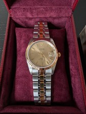 Tudor Prince Date 74033 Champagne Two-Tone Automatic Men's Wristwatch + Box Docs 2