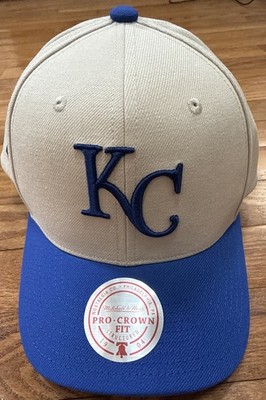 NEW! Kansas City Royals Mitchell & Ness Pro Snapback Baseball Hat Cap Adult