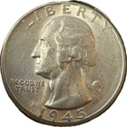 1945-P Washington Quarter  BU