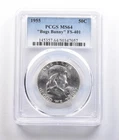 1955 Franklin Half Dollar Bugs Bunny FS-401 MS64 PCGS *6854