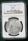 1901-O NGC MS63 MORGAN SILVER DOLLAR CERTIFIED