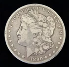 1890-CC Morgan Silver $1 Dollar - Carson City Mint - USA Key Date Coin - Good!