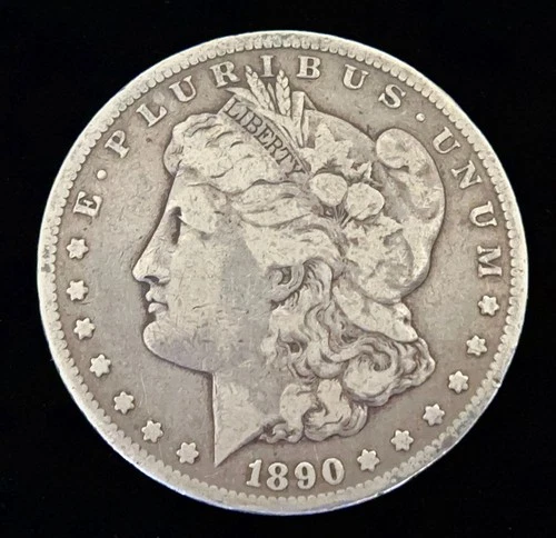 1890-CC Morgan Silver $1 Dollar - Carson City Mint - USA Key Date Coin - Good!