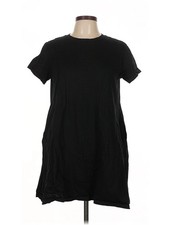 Uniqlo Women Black Casual Dress L