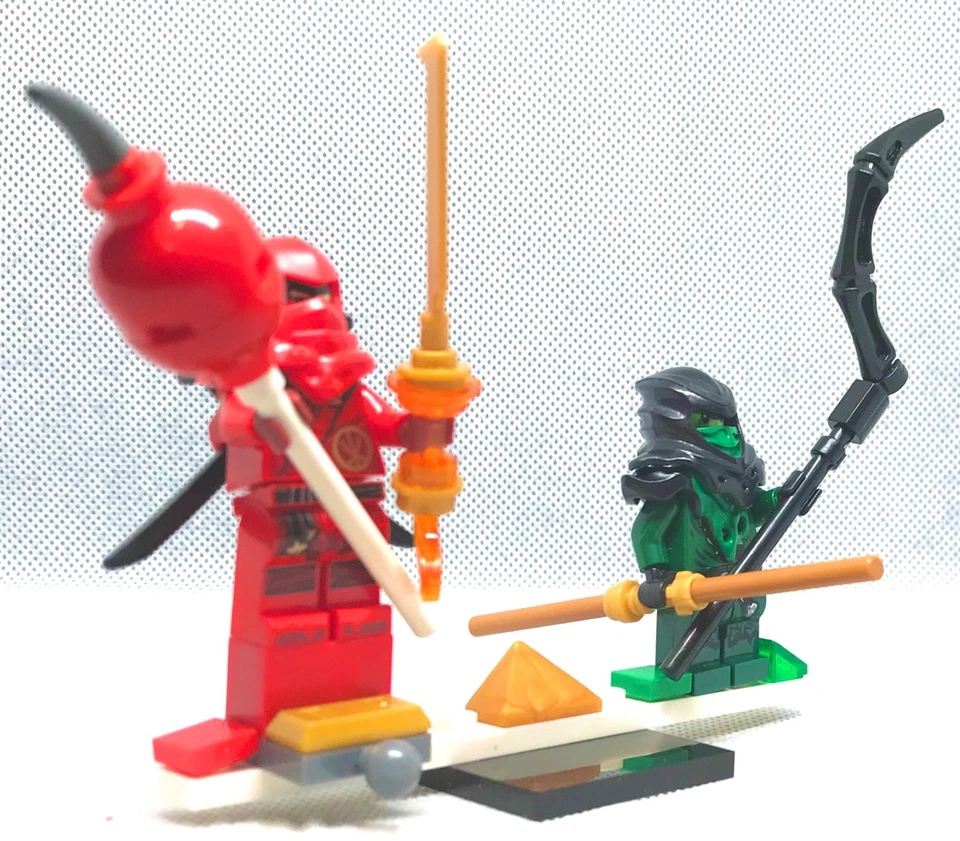 NINJAGO WORLD © MORRO GREEN LLOYD MOC + KAI EVIL DRAGONS RISING LEGO GENUINE - Image 3 of 4