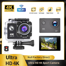 Action Camera videocamera 4K/30FPS Wifi 2.0 "170DGPS Zoom 4X Subacquea Telecamer