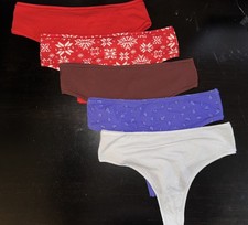 NEW  54 SKIMS FITS EVERYBODY THONG UNDERWEAR 5 PACK SZ M