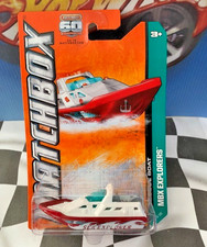 Matchbox 2013 MBX Explorers MB109 Rescue Boat WHITE Thailand