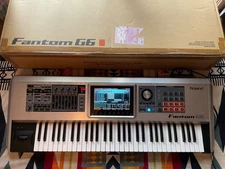 Roland Fantom G6 61-Key Keyboard Synthesizer 512MB Memory