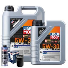 Motoröl 5W30 LIQUI MOLY Special Tec Ll 6L+BOSCH Ölfilter +Spülung