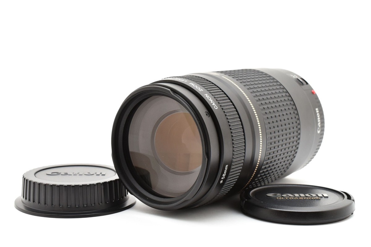 CANON ZOOM LENS EF 75-300mm 1:4-5.6 Ⅱ Canon EF 75-300mm F/4-5.6 ii USM Zoom Lens From Japan [Near