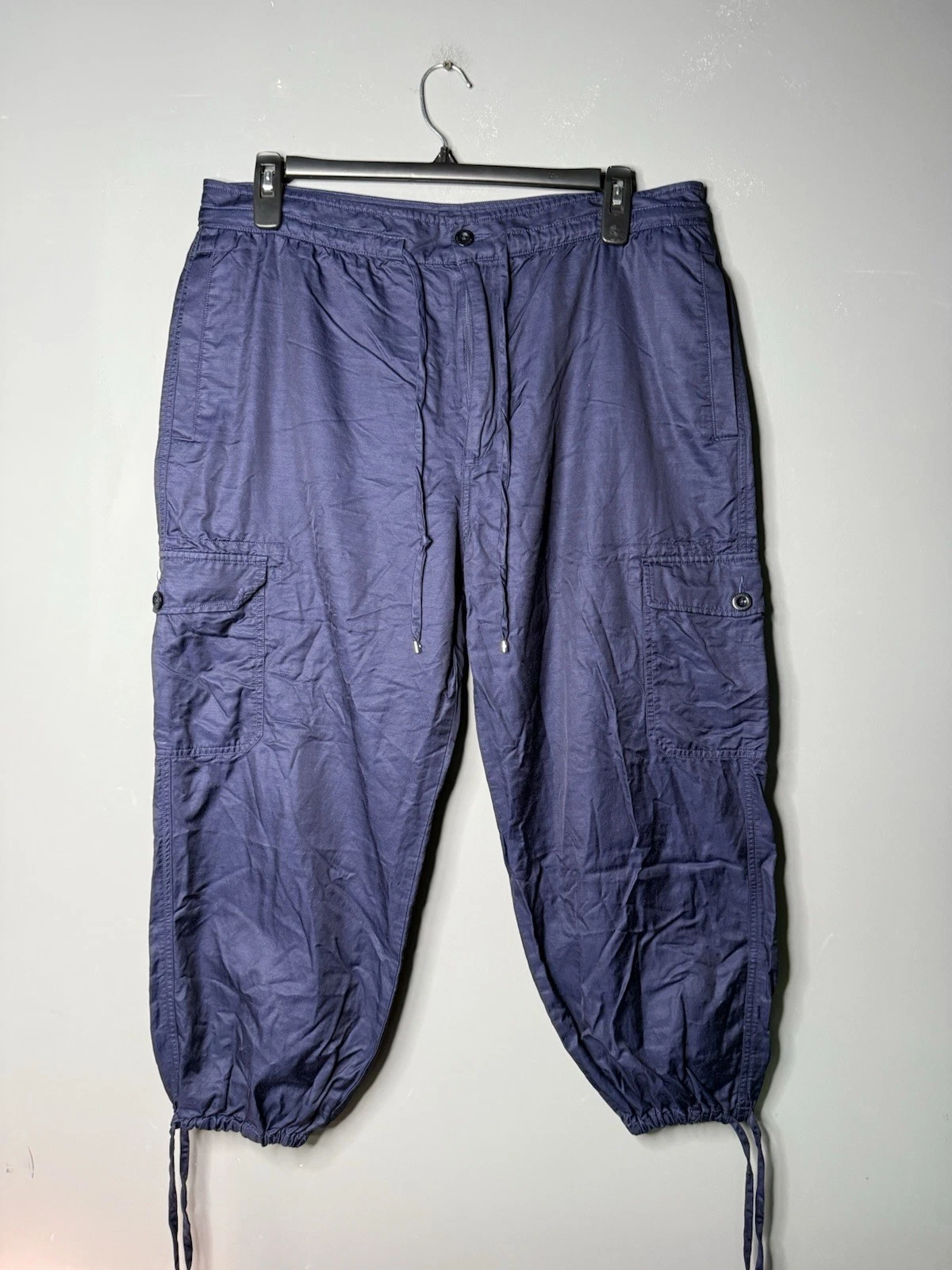Size 16 Women’s - Vintage Ralph Lauren Parachute Loose Fit Baggy Skate Pants