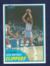 PACK FRESH  SHARP  1981 TOPPS BASKETBALL #92 JOE BRYANT KOBE DAD .99 SH K807