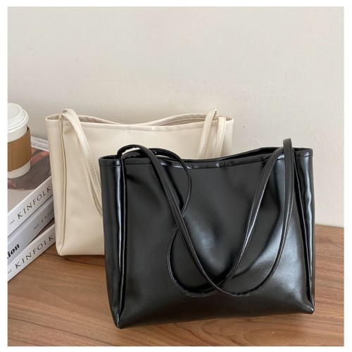Large Capacity Tote Bag PU Handbags Fashion Messenger Bag Women - Picture 2 of 15
