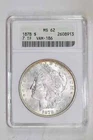 1878 7TF REVERSE 1878 VAM-186 MORGAN DOLLAR ANACS MS62 PQ!