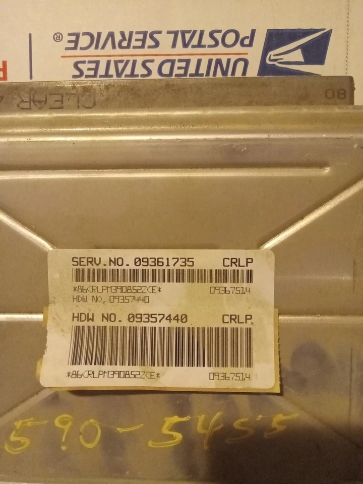 1999 PONTIAC GRAND PRIX ENGINE COMPUTER CONTROL MODULE  ECM 09361735 09357440 - Image 2 of 4