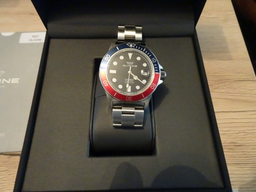 Glycine + Drop Combat Sub GL0289 "Pepsi" Watch - Picture 4 of 6